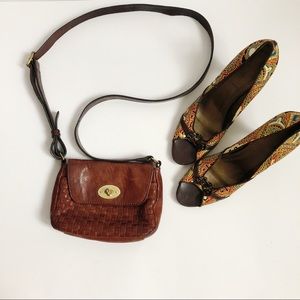 J crew Crossbody Mini Bag with Turn Lock Closure